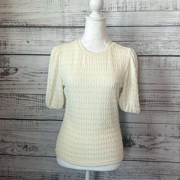 SHEIN-WOMEN’S SHORT SLEEVE PUFF TOP - Picture 2 of 9